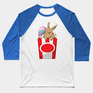 Bunny Easter Easter egg Popcorn Baseball T-Shirt